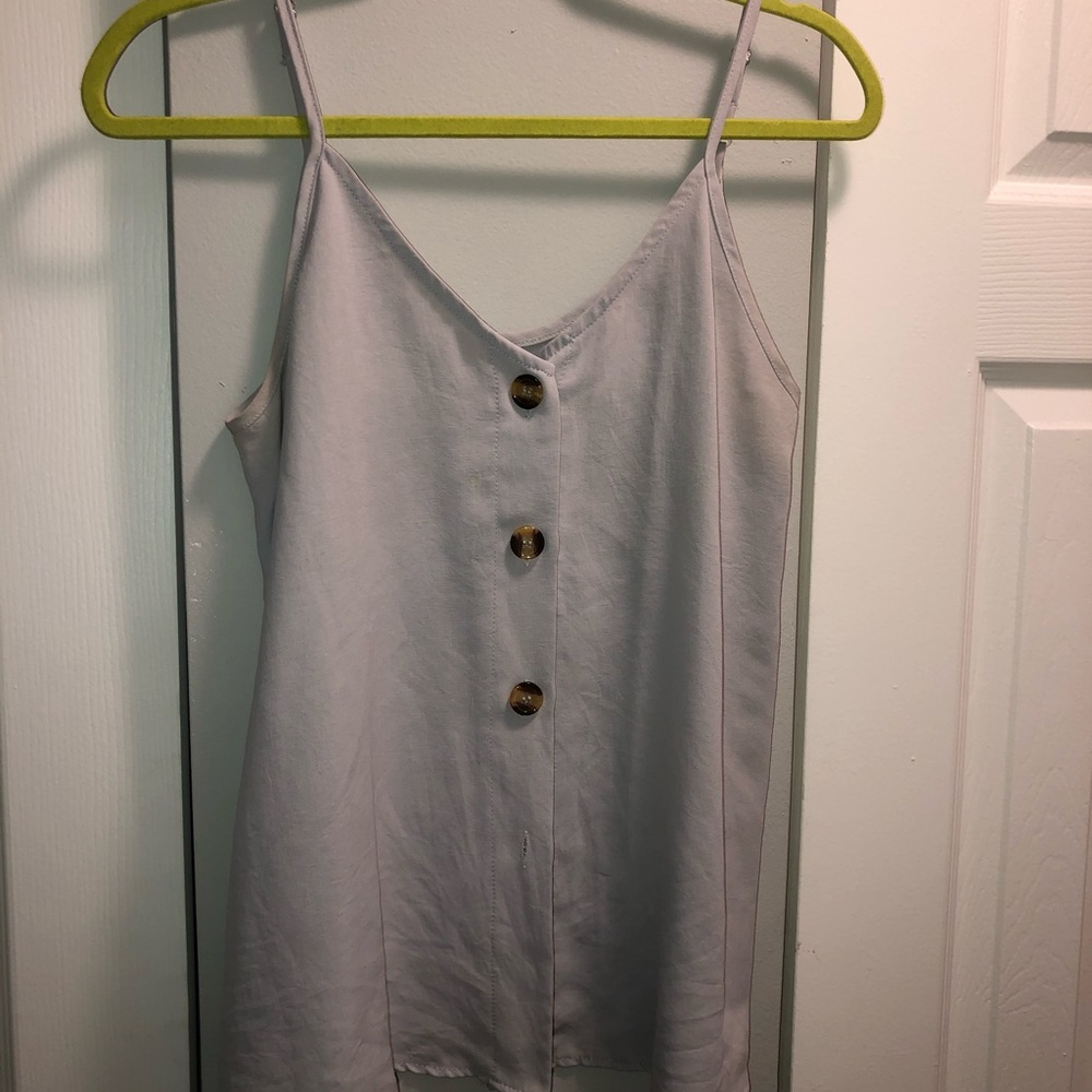 Silver summer top